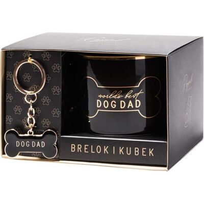 Be happy gifts Ein Geschenk für einen Hundeliebhaber. Hundepapa, Tasse, Or, Noir - Publicité Be happy gifts Ein Geschenk für einen Hundeliebhaber. Hundepapa, Tasse, Or, Noir - Publicité