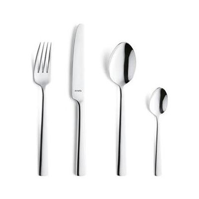 Amefa Moderno Besteckset 24-teilig, Couverts, Argent - Publicité Amefa Moderno Besteckset 24-teilig, Couverts, Argent - Publicité