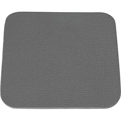 Sous-verres en cuir synthétique ASA Basalte - 4 pièces - Publicité Sous-verres en cuir synthétique ASA Basalte - 4 pièces - Publicité