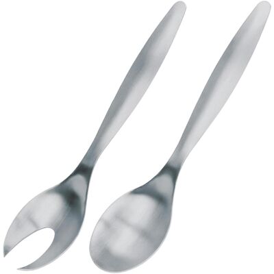 6x Metaltex Couverts à salade, Couverts de service, Argent - Publicité 6x Metaltex Couverts à salade, Couverts de service, Argent - Publicité