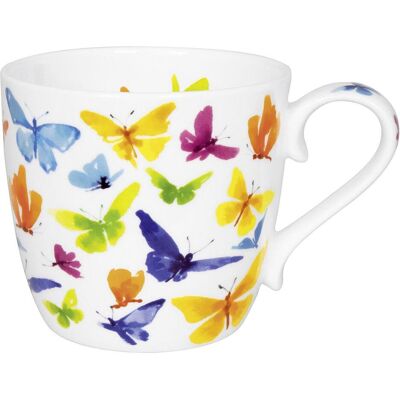 6x Könitz Tasse à café 'Butterfly, Tasse, Multicolore - Publicité 6x Könitz Tasse à café 'Butterfly, Tasse, Multicolore - Publicité