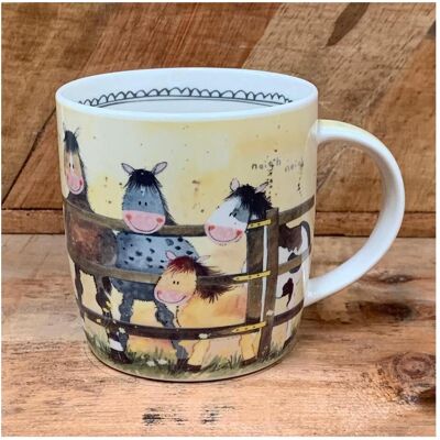 Alex Clark Art M28 Tasse mit Pferden und Ponys, Tasse, Multicolore - Publicité Alex Clark Art M28 Tasse mit Pferden und Ponys, Tasse, Multicolore - Publicité