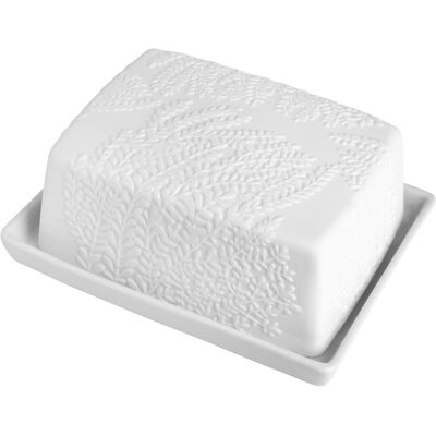 Rä der - Farnblatt - 14x5x11 cm - Butter dish - Publicité Rä der - Farnblatt - 14x5x11 cm - Butter dish - Publicité