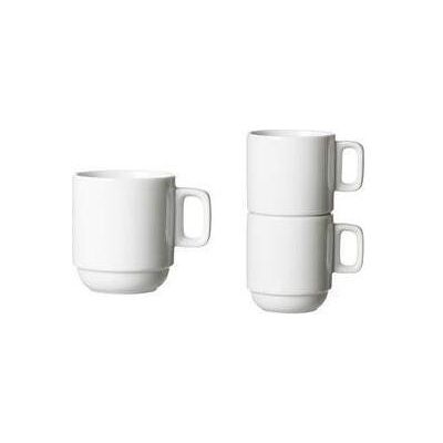 Ritzenhoff & Breker Kaffeebecher BIANCO, weiss, 245 ml aus Porzellan, spülmaschinenfest, Höhe: 90 mm, stapelbar, Tasse, Blanc - Publicité Ritzenhoff & Breker Kaffeebecher BIANCO, weiss, 245 ml aus Porzellan, spülmaschinenfest, Höhe: 90 mm, stapelbar, Tasse, Blanc - Publicité