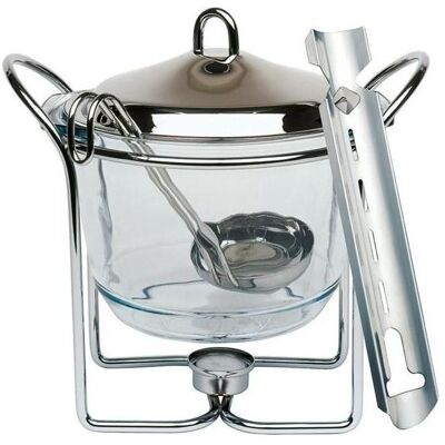 Ensemble de Bowle APS Argenté 4L - Feuerzangenbowle Traditionnel - Publicité Ensemble de Bowle APS Argenté 4L - Feuerzangenbowle Traditionnel - Publicité