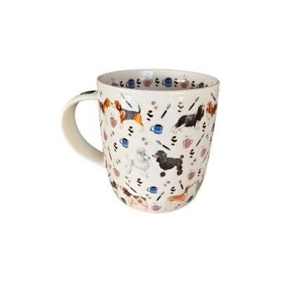 Alex Clark Art M111 Hunde und Kaffeetasse, Tasse - Publicité Alex Clark Art M111 Hunde und Kaffeetasse, Tasse - Publicité