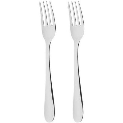 Domoletti Hanger 2 Pcs Table Fork Segno, Couverts, Argent - Publicité Domoletti Hanger 2 Pcs Table Fork Segno, Couverts, Argent - Publicité