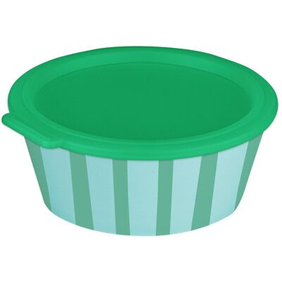 Koziol Schale Nora Box Stripes 18.8 cm, Sweet Blue/Strong Green, Saladier + bol, Vert, Bleu - Publicité Koziol Schale Nora Box Stripes 18.8 cm, Sweet Blue/Strong Green, Saladier + bol, Vert, Bleu - Publicité
