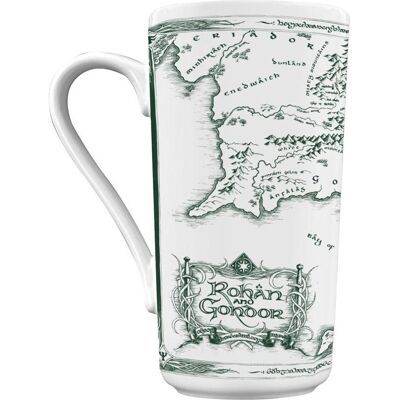 Pyramid Lord of the Rings Tazza Grande: White Map, Tasse, Blanc - Publicité Pyramid Lord of the Rings Tazza Grande: White Map, Tasse, Blanc - Publicité