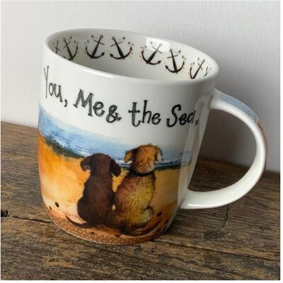 Alex Clark Art M06 Tasse Du, ich und das Meer, Tasse, Multicolore - Publicité Alex Clark Art M06 Tasse Du, ich und das Meer, Tasse, Multicolore - Publicité