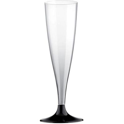 Rcr Disposable Glasses Of Champagne With Bla, Verres, Transparent - Publicité Rcr Disposable Glasses Of Champagne With Bla, Verres, Transparent - Publicité