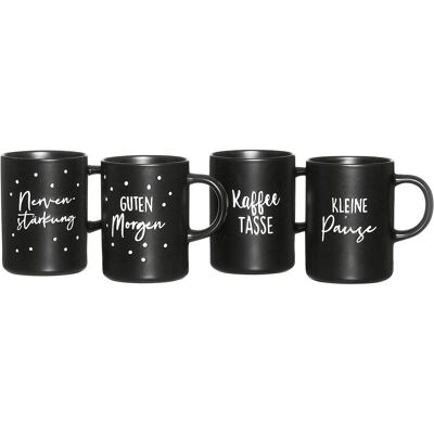 Ritzenhoff & Breker Tasse à café 390ml Svart sort., Tasse, Noir - Publicité Ritzenhoff & Breker Tasse à café 390ml Svart sort., Tasse, Noir - Publicité