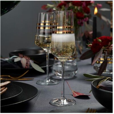 Ritzenhoff Celebration Deluxe 001, Verres à vin, Or - Publicité Ritzenhoff Celebration Deluxe 001, Verres à vin, Or - Publicité
