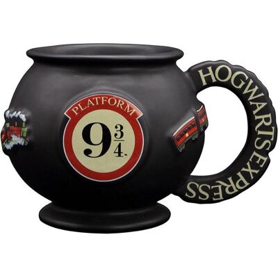 ABYstyle Harry Potter Tazza 3D: Platform 9 3/4, Tasse, Multicolore, Marron - Publicité ABYstyle Harry Potter Tazza 3D: Platform 9 3/4, Tasse, Multicolore, Marron - Publicité