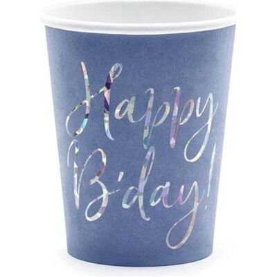 Partydeco, Vaisselle de pique-nique, Gobelet jetable Happy Birthday 220 ml, 6 pièces, type de produit (6x) - Publicité Partydeco, Vaisselle de pique-nique, Gobelet jetable Happy Birthday 220 ml, 6 pièces, type de produit (6x) - Publicité