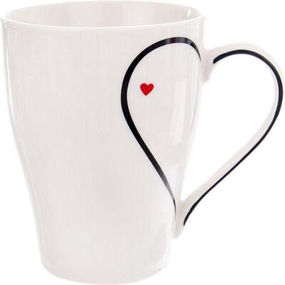 Orion Kubek porcelanowy z uchem, 0,38 l, do kawy, herbaty, Tasse, Blanc - Publicité Orion Kubek porcelanowy z uchem, 0,38 l, do kawy, herbaty, Tasse, Blanc - Publicité