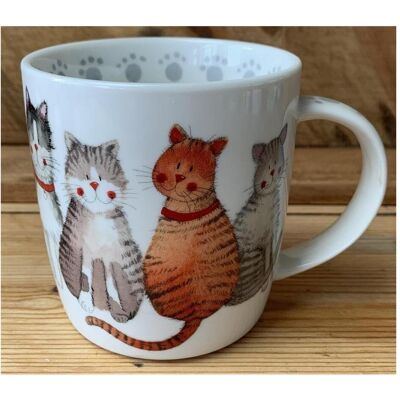 Alex Clark Art M52 Becher 4 Katzen, Tasse - Publicité Alex Clark Art M52 Becher 4 Katzen, Tasse - Publicité