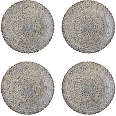 Creative Collection - Katrina Plate - Grey - 10 inches, Assiettes, Gris - Publicité Creative Collection - Katrina Plate - Grey - 10 inches, Assiettes, Gris - Publicité