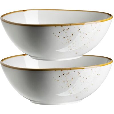 Mäser Pintar - Ensemble de vaisselle en porcelaine - Beige, Marron, Blanc - Publicité Mäser Pintar - Ensemble de vaisselle en porcelaine - Beige, Marron, Blanc - Publicité