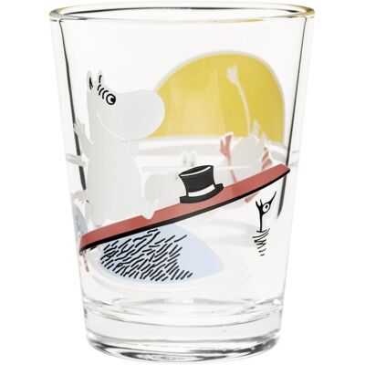 Moomin Arabia Finland Verre à boire 22cl Baignade nocturne - Publicité Moomin Arabia Finland Verre à boire 22cl Baignade nocturne - Publicité