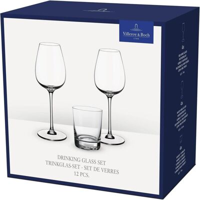 Villeroy & Boch Weingläser-Set Purismo Glas Set 0.21 l / 0.12 l / 0.21 l, Verres à vin, Transparent - Publicité Villeroy & Boch Weingläser-Set Purismo Glas Set 0.21 l / 0.12 l / 0.21 l, Verres à vin, Transparent - Publicité