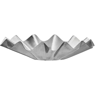 House Doctor, Plat décoratif, Bowl, HDFlood, Brushed silver finish - Publicité House Doctor, Plat décoratif, Bowl, HDFlood, Brushed silver finish - Publicité