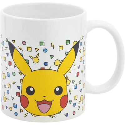 Pokémon - Tasse Confetti Pikachu - Blanche - 325ml - Mug - Publicité Pokémon - Tasse Confetti Pikachu - Blanche - 325ml - Mug - Publicité