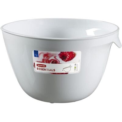 Curver MIXING DISH 221924 3.5L, Saladier + bol, Blanc - Publicité Curver MIXING DISH 221924 3.5L, Saladier + bol, Blanc - Publicité