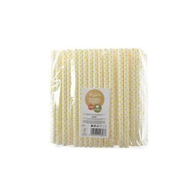 Arpex Słomki papierowe jumbo 10mm żółte 144szt, Pailles, Jaune - Publicité Arpex Słomki papierowe jumbo 10mm żółte 144szt, Pailles, Jaune - Publicité