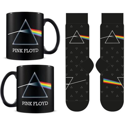 Pyramid Pink Floyd - Coffret cadeau avec tasse 315ml et paire de chaussette UE 41-45 The Dark Side of the Mo, Tasse, Multicolore - Publicité Pyramid Pink Floyd - Coffret cadeau avec tasse 315ml et paire de chaussette UE 41-45 The Dark Side of the Mo, Tasse, Multicolore - Publicité