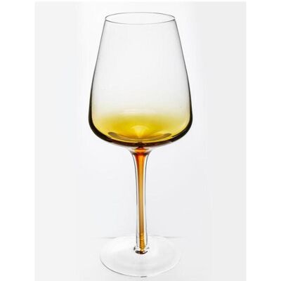 Domoletti Wine glass set, glass, 0.380 l, 6 pcs, Verres à vin, Transparent, Jaune - Publicité Domoletti Wine glass set, glass, 0.380 l, 6 pcs, Verres à vin, Transparent, Jaune - Publicité