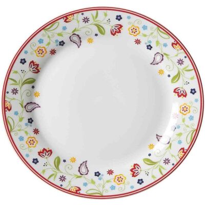 6x Flirt by R&B Assiette plate 'Shanti Doppio, Assiettes, Multicolore - Publicité 6x Flirt by R&B Assiette plate 'Shanti Doppio, Assiettes, Multicolore - Publicité