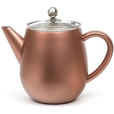 Bredemeijer Eva 1,1L Théière marron rouillé - Teapot - Publicité Bredemeijer Eva 1,1L Théière marron rouillé - Teapot - Publicité