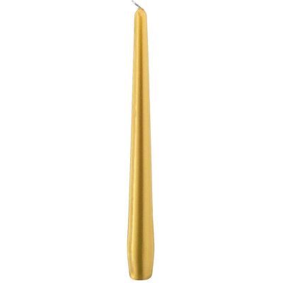 12x Bolsius, Bougie, Bougie pointue 24,5x2,4cm or (1 pcs) - Publicité 12x Bolsius, Bougie, Bougie pointue 24,5x2,4cm or (1 pcs) - Publicité