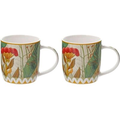Rose Tulipani ROSE&TULIPANI MIRABILIA Set mit 2 Bechern 420 ml Gelb, Tasse, Jaune - Publicité Rose Tulipani ROSE&TULIPANI MIRABILIA Set mit 2 Bechern 420 ml Gelb, Tasse, Jaune - Publicité