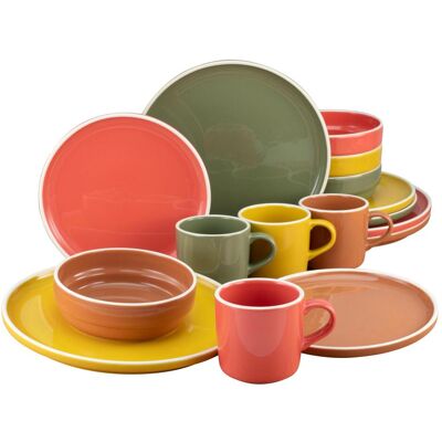 CreaTable, Set de vaisselle, empiler (16 pcs) - Publicité CreaTable, Set de vaisselle, empiler (16 pcs) - Publicité