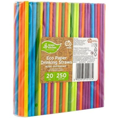 GoDan Iris ambre avec MIX 197x6mm 250 pcs., Pailles, Multicolore - Publicité GoDan Iris ambre avec MIX 197x6mm 250 pcs., Pailles, Multicolore - Publicité