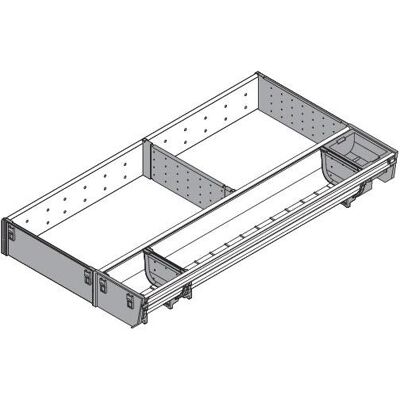 Blum - TANDEMBOX ORGA-LINE 289 - Gris - compatible TANDEMBOX antaro - Insert d’organisation de tiroir - Publicité Blum - TANDEMBOX ORGA-LINE 289 - Gris - compatible TANDEMBOX antaro - Insert d’organisation de tiroir - Publicité