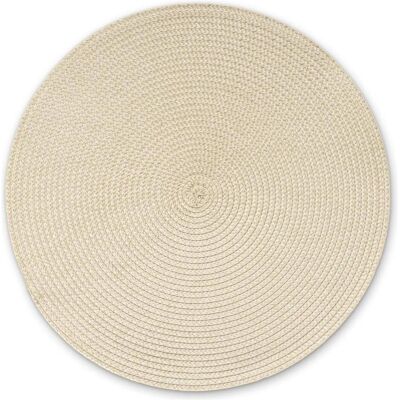 Continenta, Sets de table, Set de table rond, naturel (1 pcs, 38 cm) - Publicité Continenta, Sets de table, Set de table rond, naturel (1 pcs, 38 cm) - Publicité
