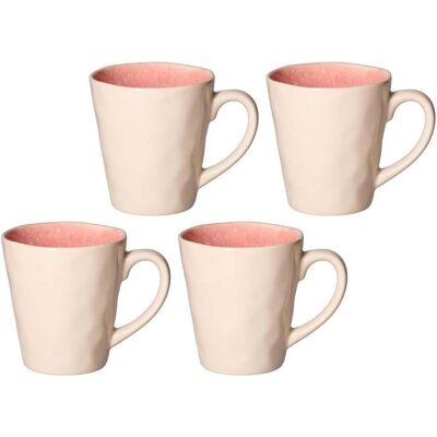 Lassig ROSE&TULIPANI CONCERTO FUSE ROSA Set mit 4 Bechern 360 ml, Tasse, Rose - Publicité Lassig ROSE&TULIPANI CONCERTO FUSE ROSA Set mit 4 Bechern 360 ml, Tasse, Rose - Publicité