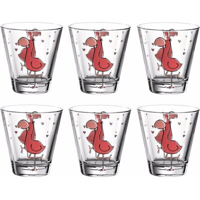 Leonardo, Vaisselle + couverts pour enfants, Tasse Bambini Flamingo 120 ml, 6 pièces - Publicité Leonardo, Vaisselle + couverts pour enfants, Tasse Bambini Flamingo 120 ml, 6 pièces - Publicité