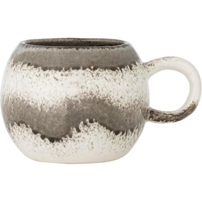 Bloomingville - Paula Mug - Grey - Stoneware, Tasse, Gris - Publicité Bloomingville - Paula Mug - Grey - Stoneware, Tasse, Gris - Publicité