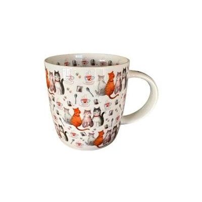 Alex Clark Art Tasse M108 Katzen und Tee, Tasse - Publicité Alex Clark Art Tasse M108 Katzen und Tee, Tasse - Publicité