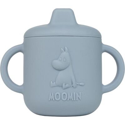 Muuwmi, Vaisselle + couverts pour enfants, Tasse à bec en silicone, bleu ciel - Publicité Muuwmi, Vaisselle + couverts pour enfants, Tasse à bec en silicone, bleu ciel - Publicité