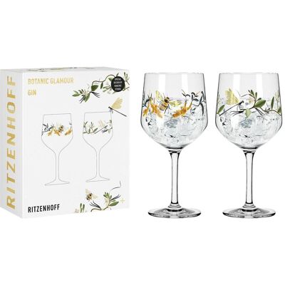 Ritzenhoff Set calice à gin Botanic Glamour, Verres à cocktail, Transparent - Publicité Ritzenhoff Set calice à gin Botanic Glamour, Verres à cocktail, Transparent - Publicité