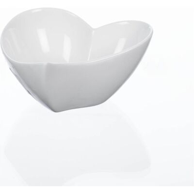 Sandra Rich Schüssel Herz 12x12x6cm wss, Saladier + bol, Blanc - Publicité Sandra Rich Schüssel Herz 12x12x6cm wss, Saladier + bol, Blanc - Publicité