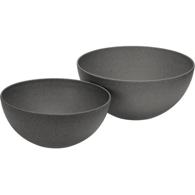 Magu Bol NATURE 26cm ardoise, Saladier + bol, Gris - Publicité Magu Bol NATURE 26cm ardoise, Saladier + bol, Gris - Publicité