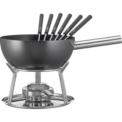 Küchenprofi Service à fondue ALUMINIUM INDUCTION noir 23 cm, Set à fondue, Noir - Publicité Küchenprofi Service à fondue ALUMINIUM INDUCTION noir 23 cm, Set à fondue, Noir - Publicité