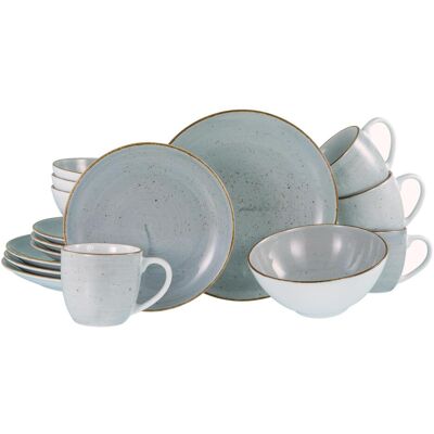 CreaTable, Set de vaisselle, Vintage Nature (16 pcs) - Publicité CreaTable, Set de vaisselle, Vintage Nature (16 pcs) - Publicité