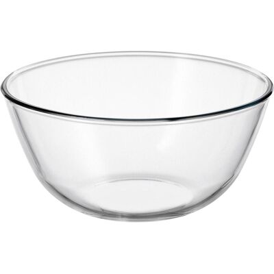 BOHEMIA CRISTAL Bol de mélange en borosilicate - 4,2L - Résistant à la chaleur - Publicité BOHEMIA CRISTAL Bol de mélange en borosilicate - 4,2L - Résistant à la chaleur - Publicité